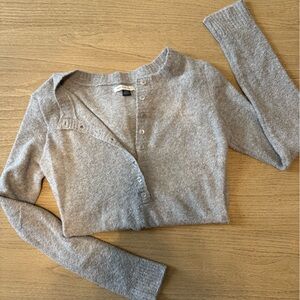 American Eagle Outfitters Light Gray Sleep Romper - Small